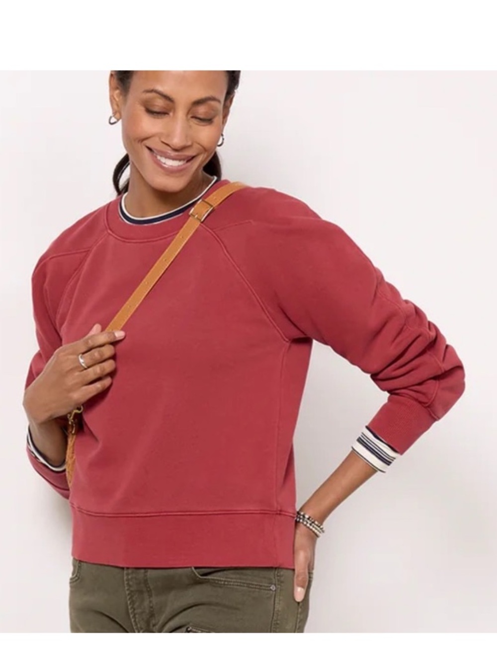 Evereve Crewneck Pullover Sweatshirt